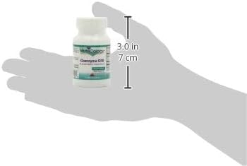 NutriCology Coenzyme Q10 - Delivers 50 mg CoQ10 with Vitamin C - Supports Cellular Energy Production Antioxidant Activity &amp Heart Wellness - 37 Servings - 75 Vegetarian Capsules
