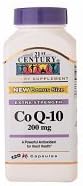 21st Century CoQ10 200 mg Capsules 120 ea - 2pc