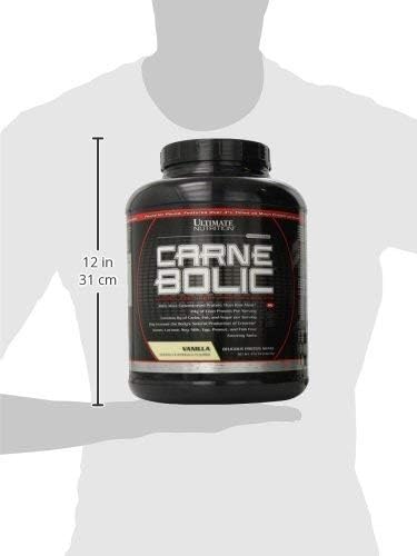 Ultimate Nutrition Carne Bolic Beef Protein Powder Lactose Free Protein Shakes Paleo and Keto Friendly with No Sugar or Carb Low Calorie Isolate Powder Hydrolized Protein 60 Servings Vanilla