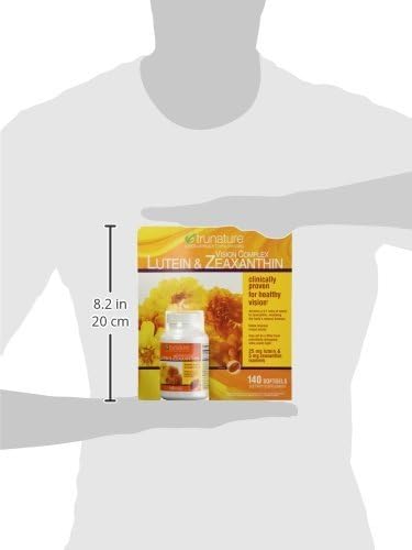 TruNature Vision Complex with Lutein &amp Zeaxanthin - Great Value Pack of 2 (Total 280Ct Softgel Type) x#vswa