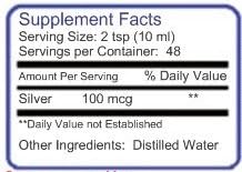 10 ppm 16 oz Colloidal Silver Natural Immune Support Health Supplement