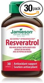 Jamieson Resveratrol- Red Wine Extract with Grape Seed 30 caps