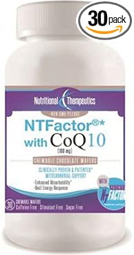 Nutritional Therapeutics - NT Factor with CoQ10 100 MG 30 Chewable Wafers Chocolate