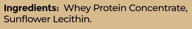 Premium Whey Protein Powder USA-Sourced No RBST/RBGH No Stevia or Sucralose Instantized Non-GMO Soy &amp Gluten Free (Unflavored 48 Oz)