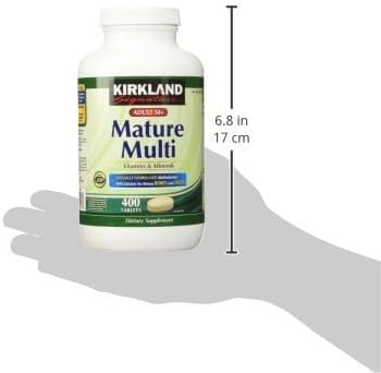 Kirkland Signature Adult 50+ Multi Vitamins &amp Minerals 400 Tablets (2 Pack)