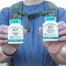 21st Century Cal Mag Zinc +D Vitamin Supplement - 90 Tablets Pack of 6