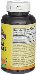 Nature's Blend Calcium Carbonate with Vitamin D3 100 Tablets (Pack of 5)