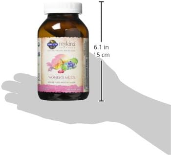 Garden of Life Organics Multivitamin for WomenWomens Multi with Vitamin CDFolateB6B12BiotinIronVegan Whole Food Vitamins for WomenEnergySkinNails120 Tablets(Pack of 2)