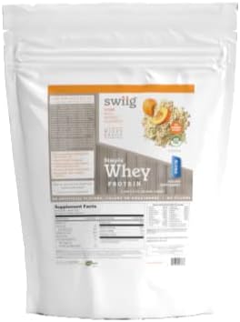swiig Simple Whey Blend - No Sugar Added Pumpkin No GMO Ingredients No Artificial Flavors Colors or Sweeteners No Fillers 2.2lb Bag