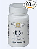 Bio Tech D3 Plus 60 Capsules