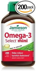 Jamieson Omega-3 Select™ Mini 300 mg 200 Small softgels