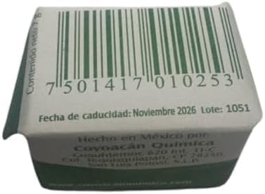 Magnesium Carbonate Cubes 7g | Pack of 4 | Pure Vegan Gluten-Free &amp Non-GMO Supplement | Made in Mexico | Carbonato de Magnesio Hecho en México | LENICO