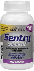 21st Century Sentry Senior Multivitamin &amp Multimineral Supplement Women's 50+ Tablets - 100 Tablets Pack of 6