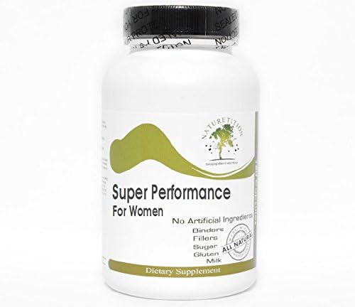 Super Performance for Women ~ 180 Capsules - No Additives ~ Naturetition Supplements