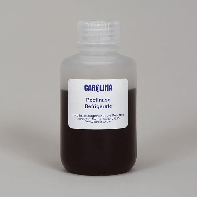 Carolina Pectinase – Fruit-Breakdown Enzyme | 100 Ml | Juice Extraction &amp Enzyme Activity Labs