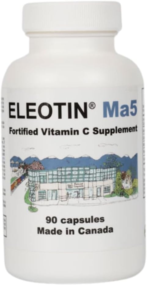 Eleotin Ma-5 | Premium Natural Source of Vitamin C | Supports Immune Health| Healthy Skin | Health Canada Approved | 90 Capsules 650 mg Each |