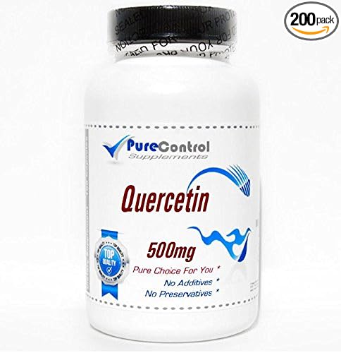 Quercetin 500mg // 200 Capsules // Pure // by PureControl Supplements