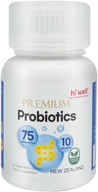 (Pack of 3) Hi Well Premium Probiotics 60Vegetarian Capsules