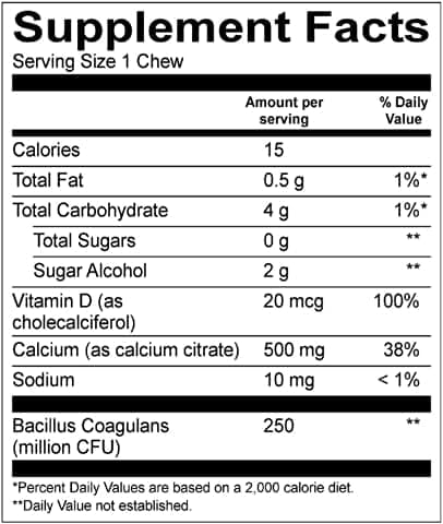 BariatricPal Duodenal Switch Complete 30-Day Supply Vitamin Pack (Capsule with 45mg Iron Calcium Citrate Soft Chews with Probiotics - Belgian Chocolate Caramel)