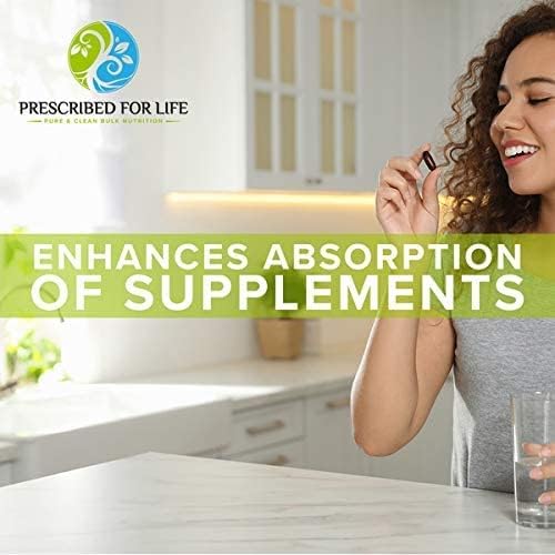 Prescribed For Life Piperine Powder 95% Black Pepper Extract Powder Gluten Free Vegan Non GMO Natural Antioxidant (340g)