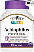 21st Century Acidophilus Capsules 100 Capsules (Pack of 10)