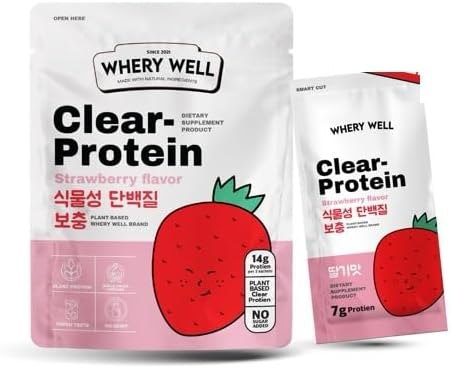 Generic WHERY Well Clear Protein Strawberry 14g.x 30 sachets
