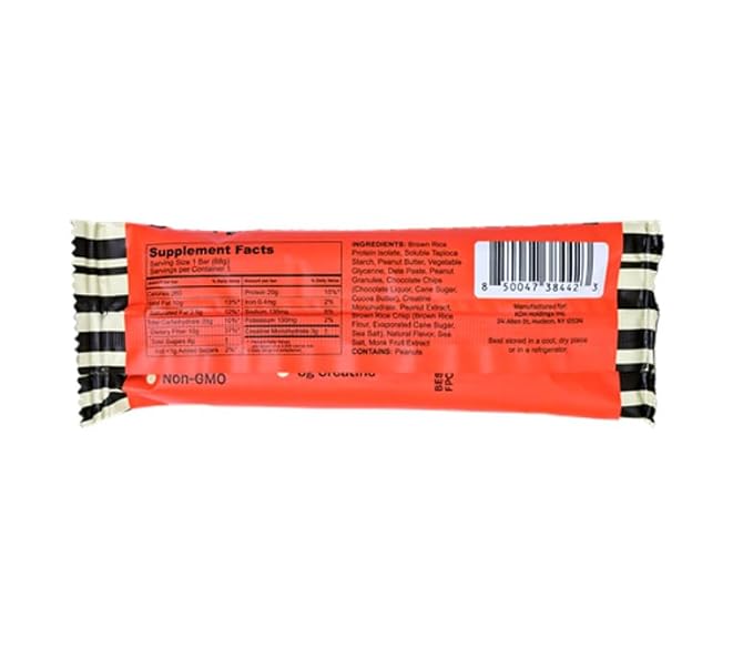 Kreatures of Habit DAILY BAR | 20g Plant-Based Protein Bar | 3g of Creatine Monohydrate Per Bar | Gluten-Free | No Seed Oils or Artifical Flavors (Peanut Butter Banger Pack of 12)