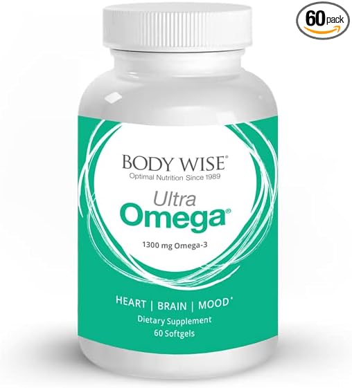 Ultra Omega - Triple Purified Omega 3 Fish Oil - 60 Softgels