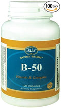 B-50 Vitamin B Complex 100 Veg Capsules