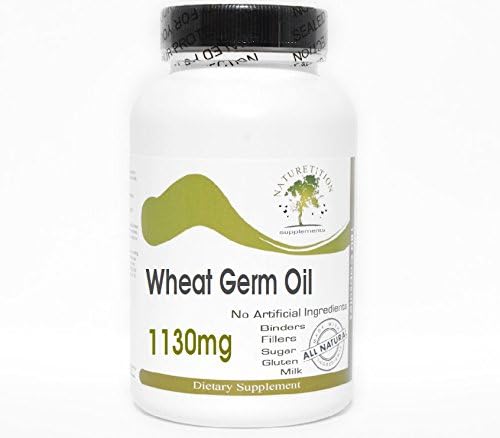 Wheat Germ Oil 1130mg ~ 200 Capsules - No Additives ~ Naturetition Supplements