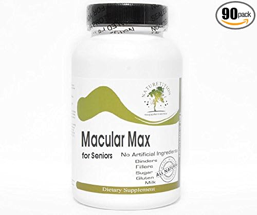 Macular Max for Seniors ~ 90 Capsules - No Additives ~ Naturetition Supplements