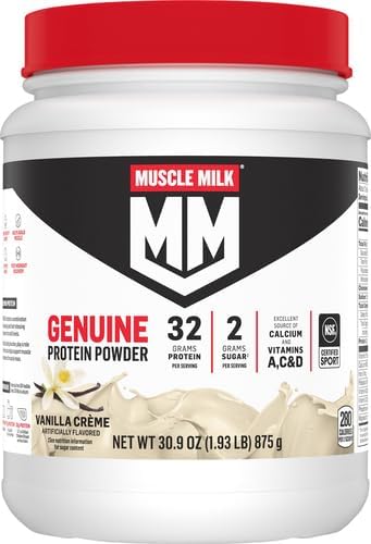 Muscle Milk Lean Muscle Vanilla Creme Protein Powder 1.93 Pound (Pack of 2)