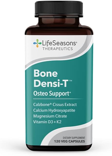 LifeSeasons Visibili-T with Bone Densi-T - Eye Health &amp Vision Support Supplement - Lutein Chromium Carrot Root Bilberry Ginkgo Biloba Grape Seed Extract Lycopene Vitamin A&amp more - 120