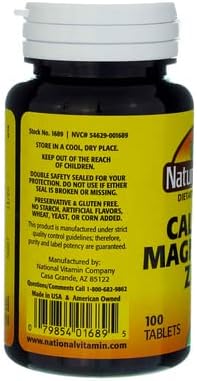 Nature's Blend Calcium Magnesium Zinc 100 Tablets (Pack of 3)