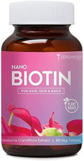 Biotin Tablets for Hair Skin and Nails | Biotin Vitamin B7 Tablets for Men and Women | Hair Vitamin for Hair Growth | No Side Effects (60 Tablets)