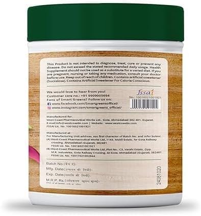 Generic Plant Based Wholefood Biotin Powder High-Potency Hair Nutrition Hair Fall Premature Greying Hair Growth Healthy Scalp and Skin &amp Nails Health - 300gm
