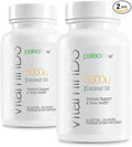 Premium Vitamin D3 5000 IU- New Formula: Paleo Life Vitamin D3 5000iu Premium High Potency with Coconut Oil - 60 Capsules. (2-Pack)