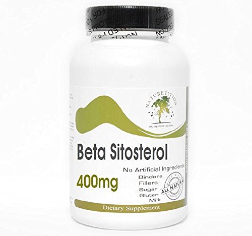 Beta Sitosterol 400mg ~ 180 Capsules - No Additives ~ Naturetition Supplements