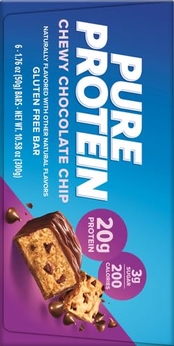 Pure Protein® Chewy Chocolate Chip 50 gram 6 count Multipack
