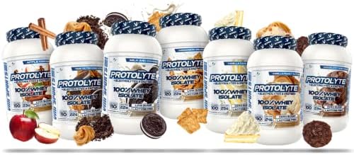 VMI Sports | ProtoLyte Whey Isolate Protein Powder | Low Calorie Whey Protein Powder for Weight Loss | Protein Powder for Muscle Gain | Digestive Enzymes | Non-GMO (Milk and Cookies 1.6 Pounds)