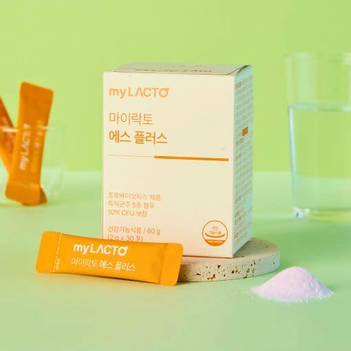 S Plus Probiotics 2g x 30-Day Supply Premium Lactobacillus for Helps with Smooth Digestion and Dieting.