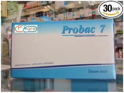 Probac 7 Probiotics for Health Pack of 30 Sachets. (0.1 Oz. Per Sachets)