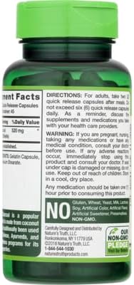 Nature's Truth Activated Charcoal 260mg (Pack of 6)