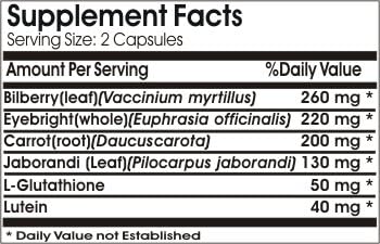 Macular Max with Lutein ~ 90 Capsules - No Additives ~ Naturetition Supplements