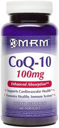 MRM Coq-10 100mg (Pel Delivery System) as Ubiquinone 60-Softgels (Pack of 3)