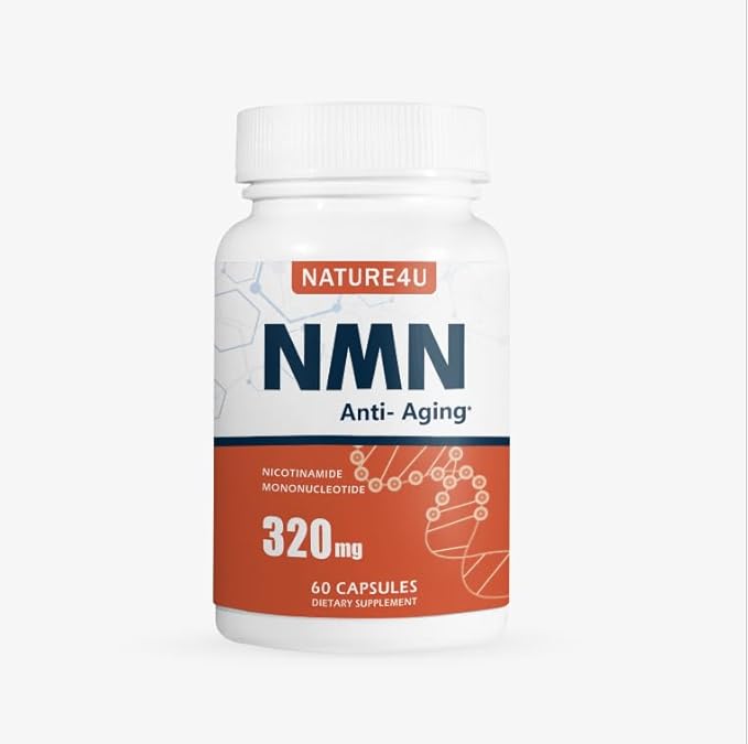 NMN (Nicotinamide Mononucleotide) 320mg NAD+ Alternative Supplement for Anti Aging 60 Capsules | Supports Cellular Energy Muscle &amp Wellness