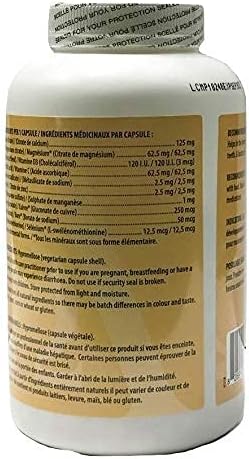 Omega Alpha. Cal-Mag Plus-Liquid Ca &amp Mg with Vitamin D+Trace Minerals-Helps The Development and Maintenance of Bones and Teeth 240veg Capsules