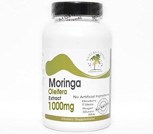 Moringa Oleifera Extract 1000mg ~ 180 Capsules - No Additives ~ Naturetition Supplements