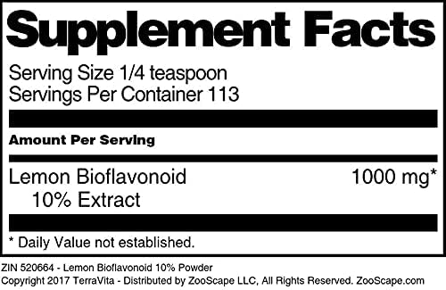 Lemon Bioflavonoid 10% Powder (4 oz ZIN: 520664)