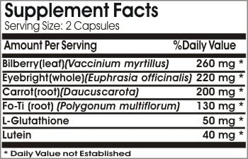 Eye Advantage with Lutein 40mg // 90 Capsules // Pure // by PureControl Supplements